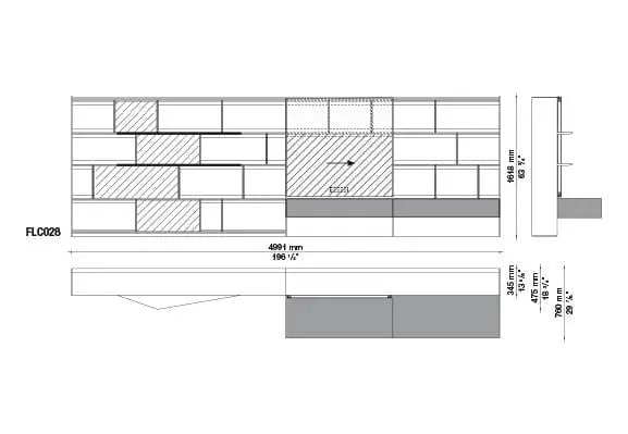 Flat.C Wall System | B&B Italia | JANGEORGe Interior Design