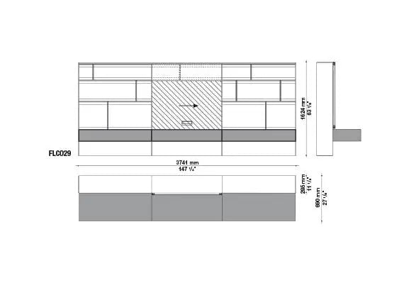 Flat.C Wall System | B&B Italia | JANGEORGe Interior Design