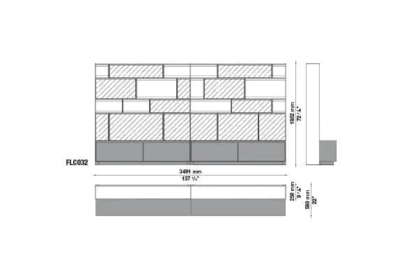 Flat.C Wall System | B&B Italia | JANGEORGe Interior Design