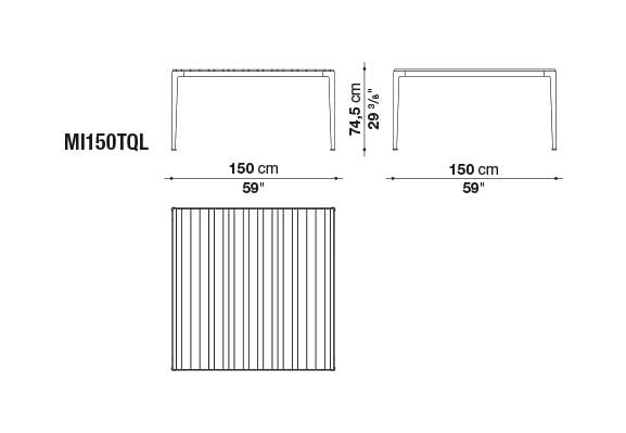 Mirto Outdoor Table | B&B Italia | JANGEORGe Interior Design