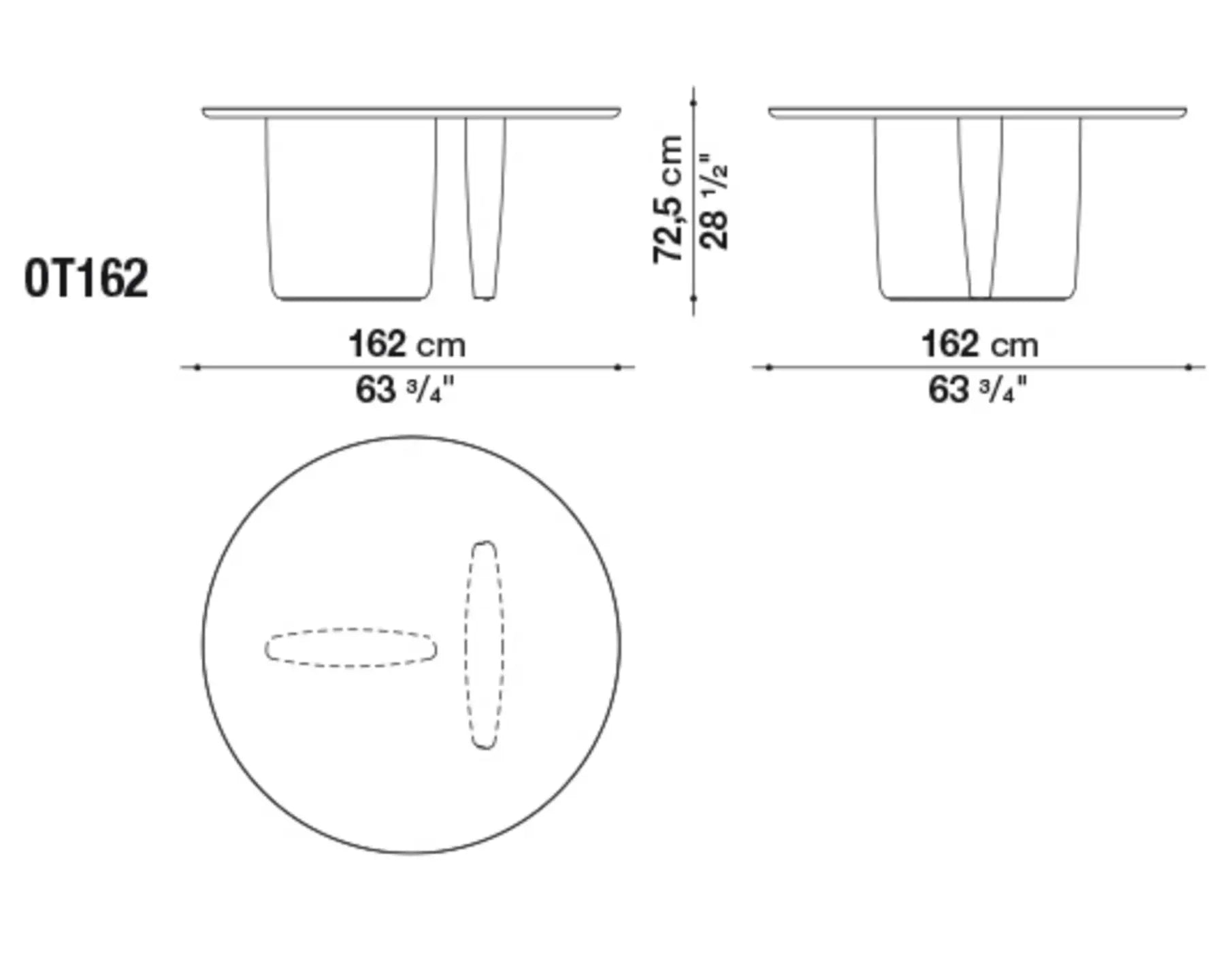 Tobi-Ishi Outdoor - Round Table 162cm (OT162) - JANGEORGe Interiors & Furniture