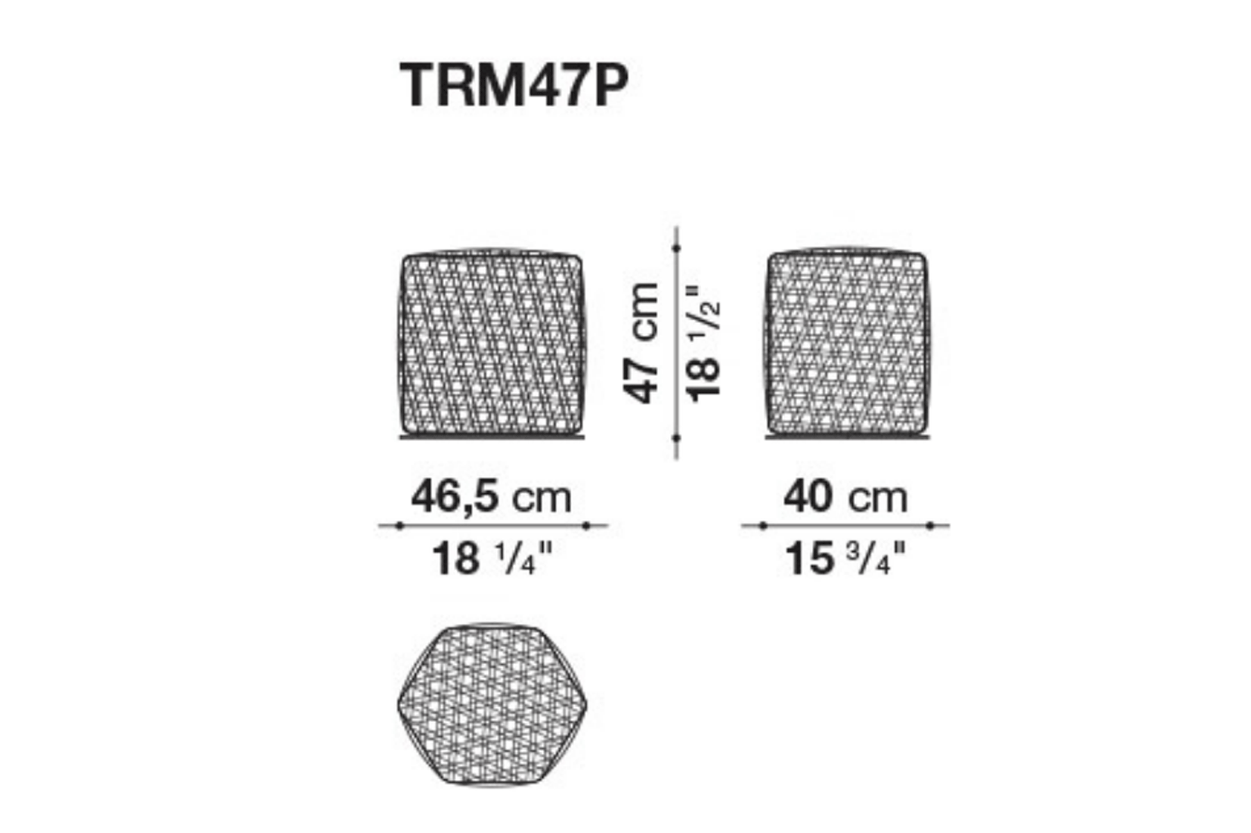 Tramae Ottoman | B&B Italia | JANGEORGe Interior Design