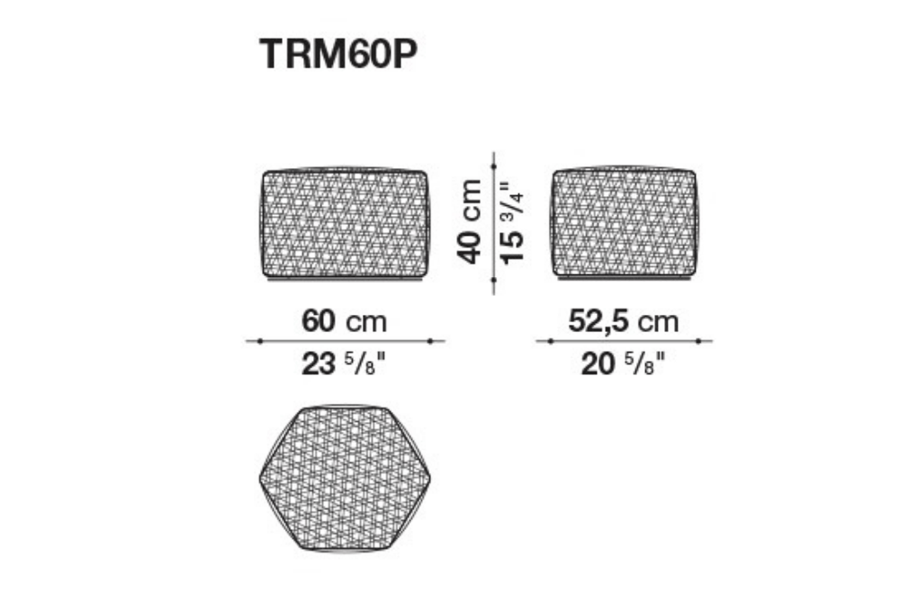 Tramae Ottoman | B&B Italia | JANGEORGe Interior Design