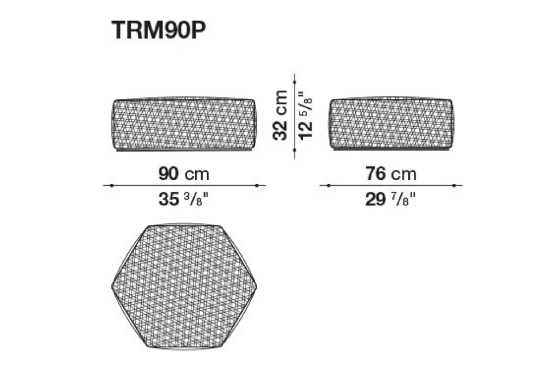 Tramae Ottoman | B&B Italia | JANGEORGe Interior Design