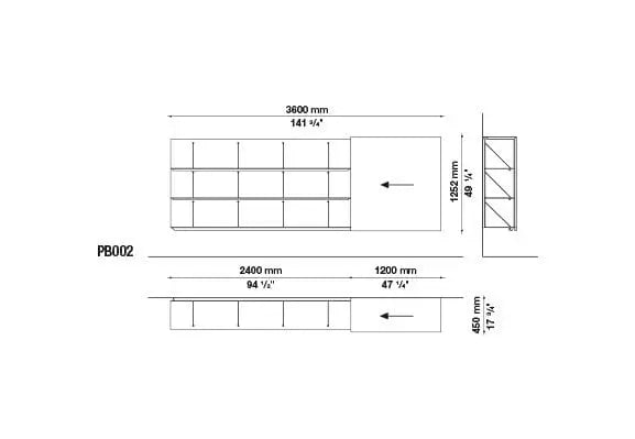 Pab Wallsystem | B&B Italia | JANGEORGe Interior Design