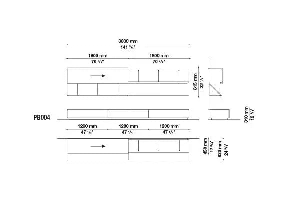 Pab Wallsystem | B&B Italia | JANGEORGe Interior Design