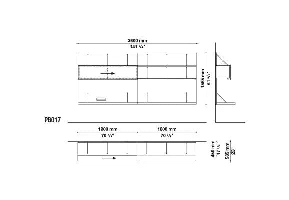 Pab Wallsystem | B&B Italia | JANGEORGe Interior Design