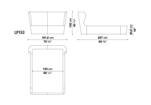 Papilio Bed | B&B Italia | JANGEORGe Interior Design