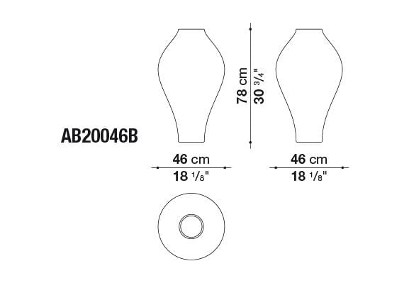 White Collection Vase | B&B Italia | JANGEORGe Interior Design