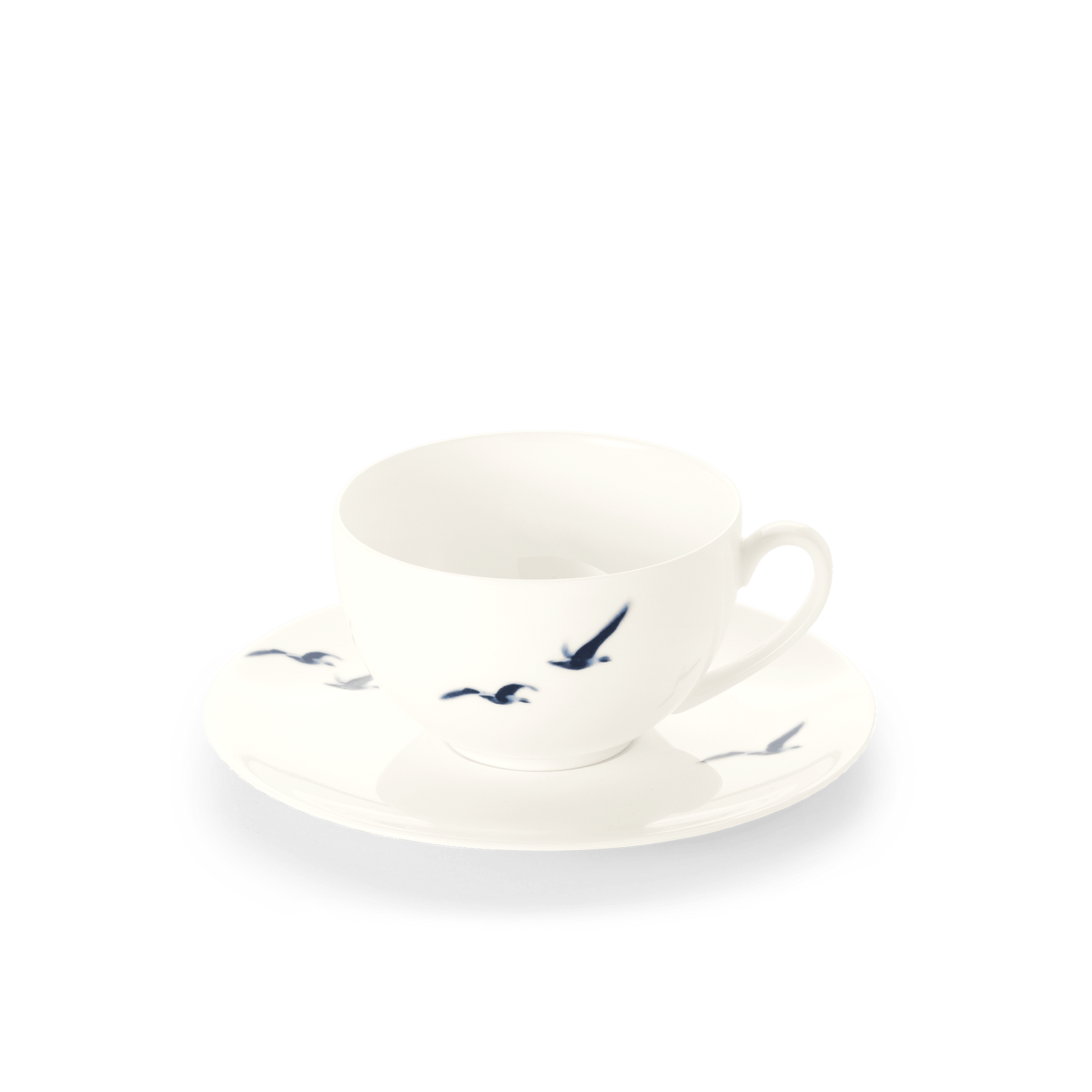 Blue Birds - Set - Saucer & Coffee Cup 0.25L | Dibbern | JANGEORGe Interior Design