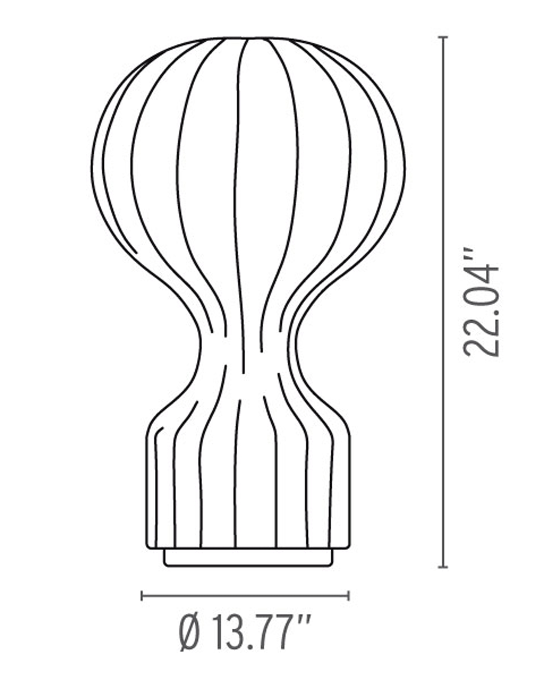 Gatto Table Lamp Cocoon Exterior | Flos | JANGEORGe Interior Design