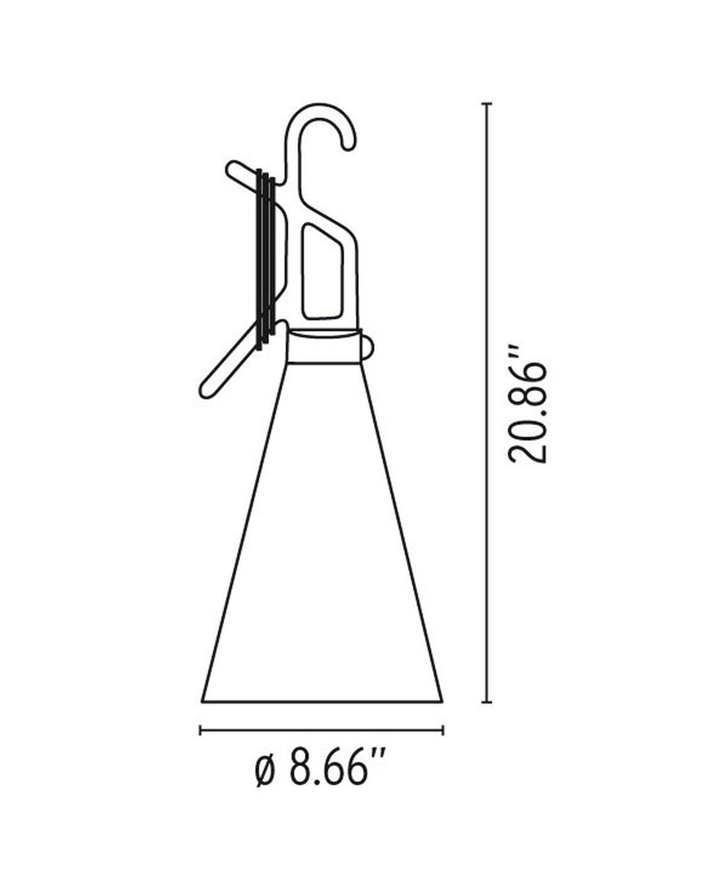 May Day Utility LED Dimmable Lamp | Flos | JANGEORGe Interior Design