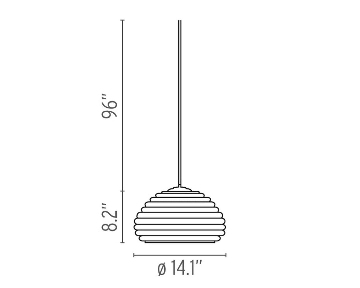 Splügen Braü Pendant Light | Flos | JANGEORGe Interior Design