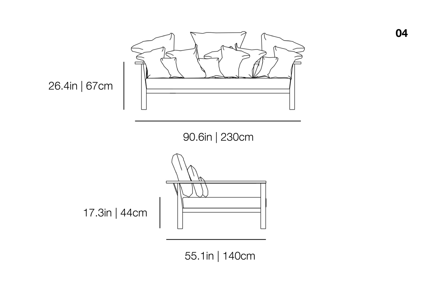 InOut 04 Sofa | Gervasoni | JANGEORGe Interior Design