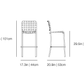 InOut 828 Outdoor Barstool | Gervasoni | JANGEORGe Interior Design