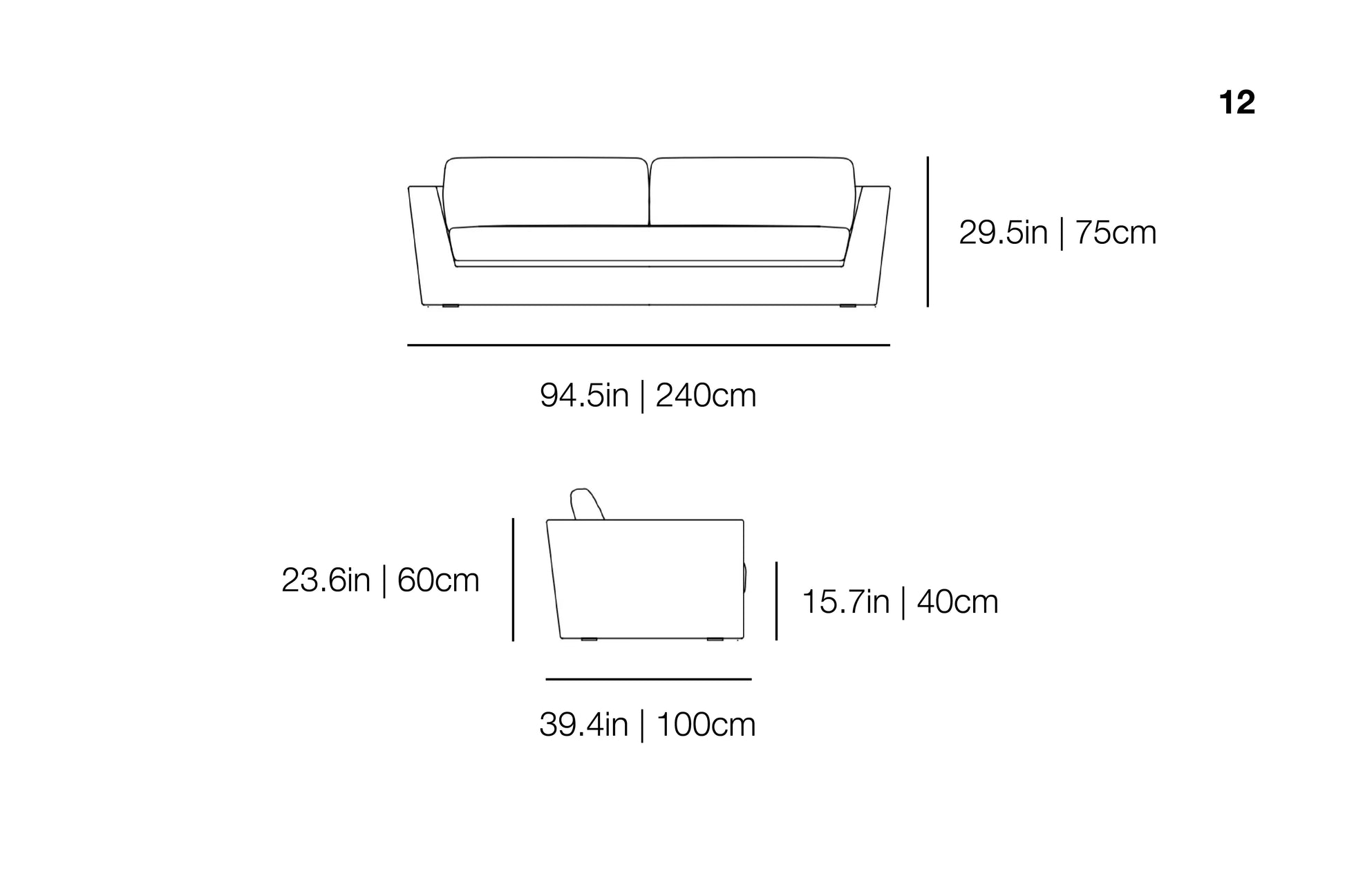 Mik 12 Sofa | Gervasoni | JANGEORGe Interior Design