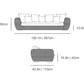 Panda 03 Outdoor Sofa | Gervasoni | JANGEORGe Interior Design