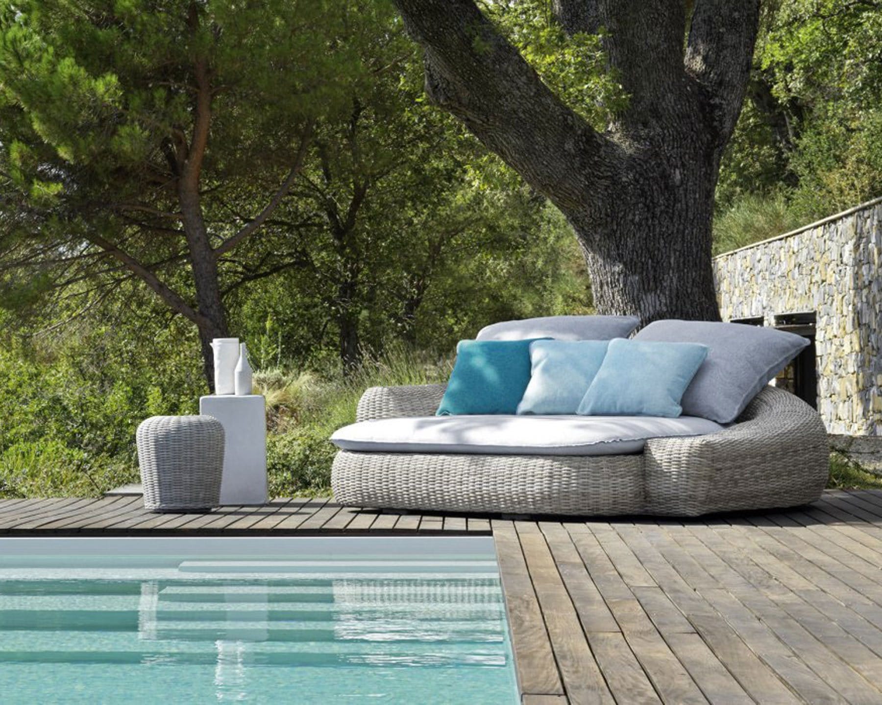 Panda 04 Outdoor Day Bed | Gervasoni | JANGEORGe Interior Design