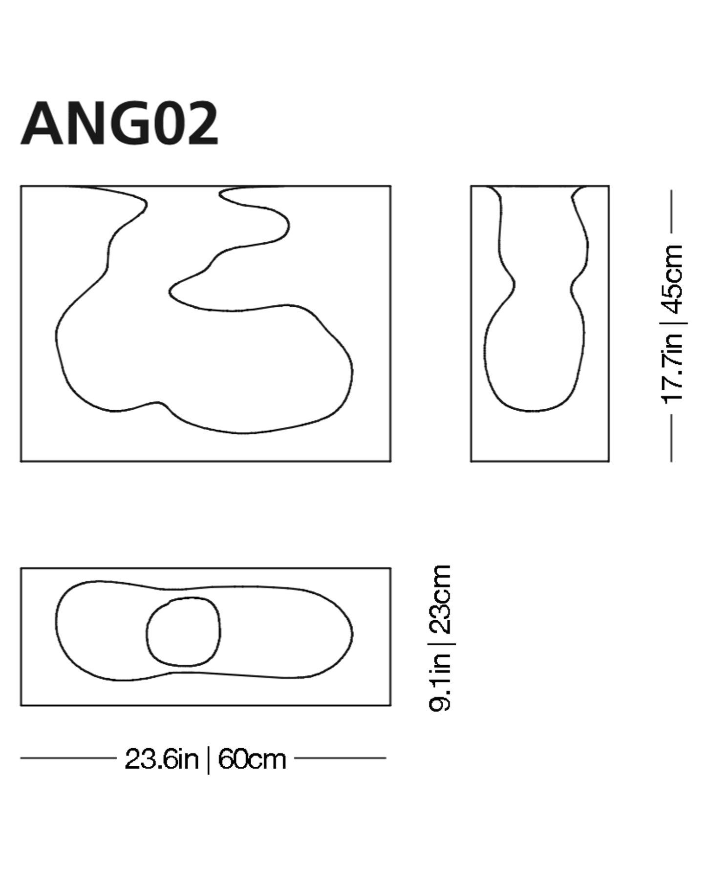 Angelo e Angela Vase | Glas Italia | JANGEORGe Interior Design