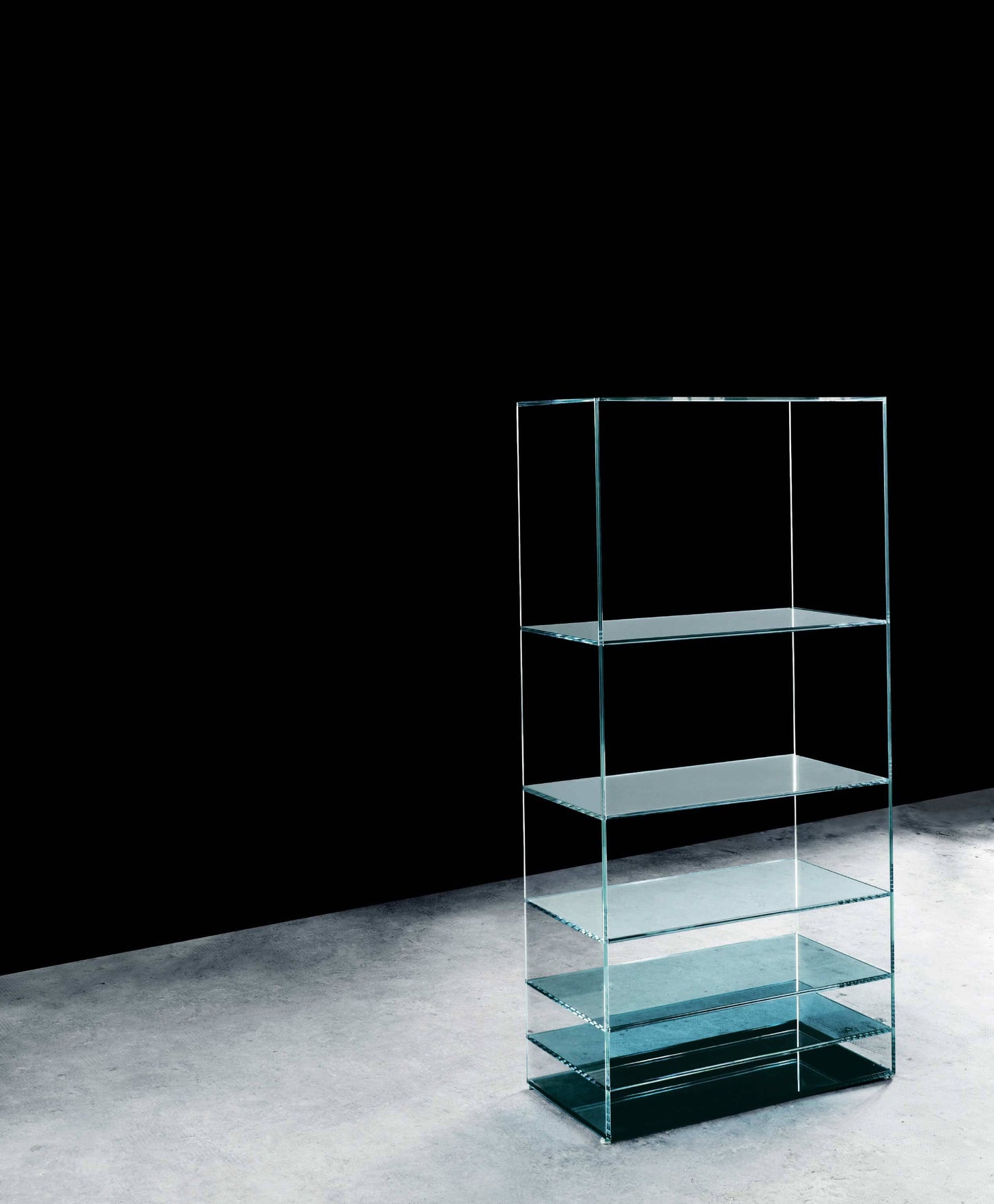 Deep Sea Glass Bookcase | Glas Italia | JANGEORGe Interior Design