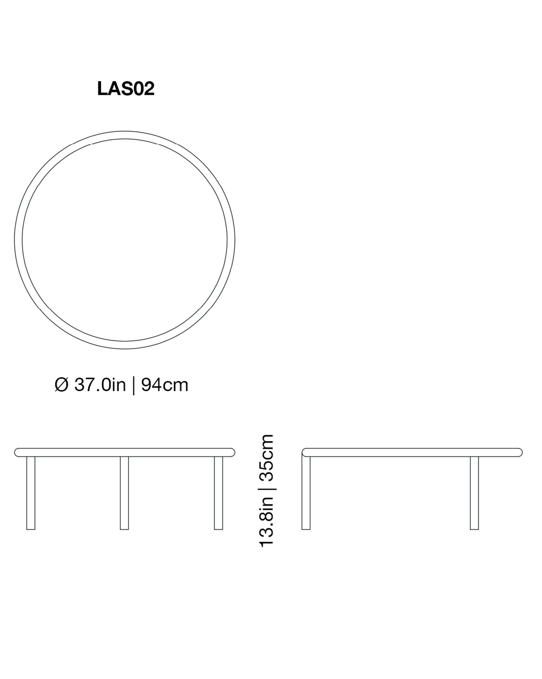 L.A. Sunset Low Glass Table | Glas Italia | JANGEORGe Interior Design