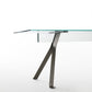 Mari Cristal Writing Desk | Glas Italia | JANGEORGe Interior Design