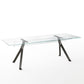 Mari Cristal Writing Desk | Glas Italia | JANGEORGe Interior Design