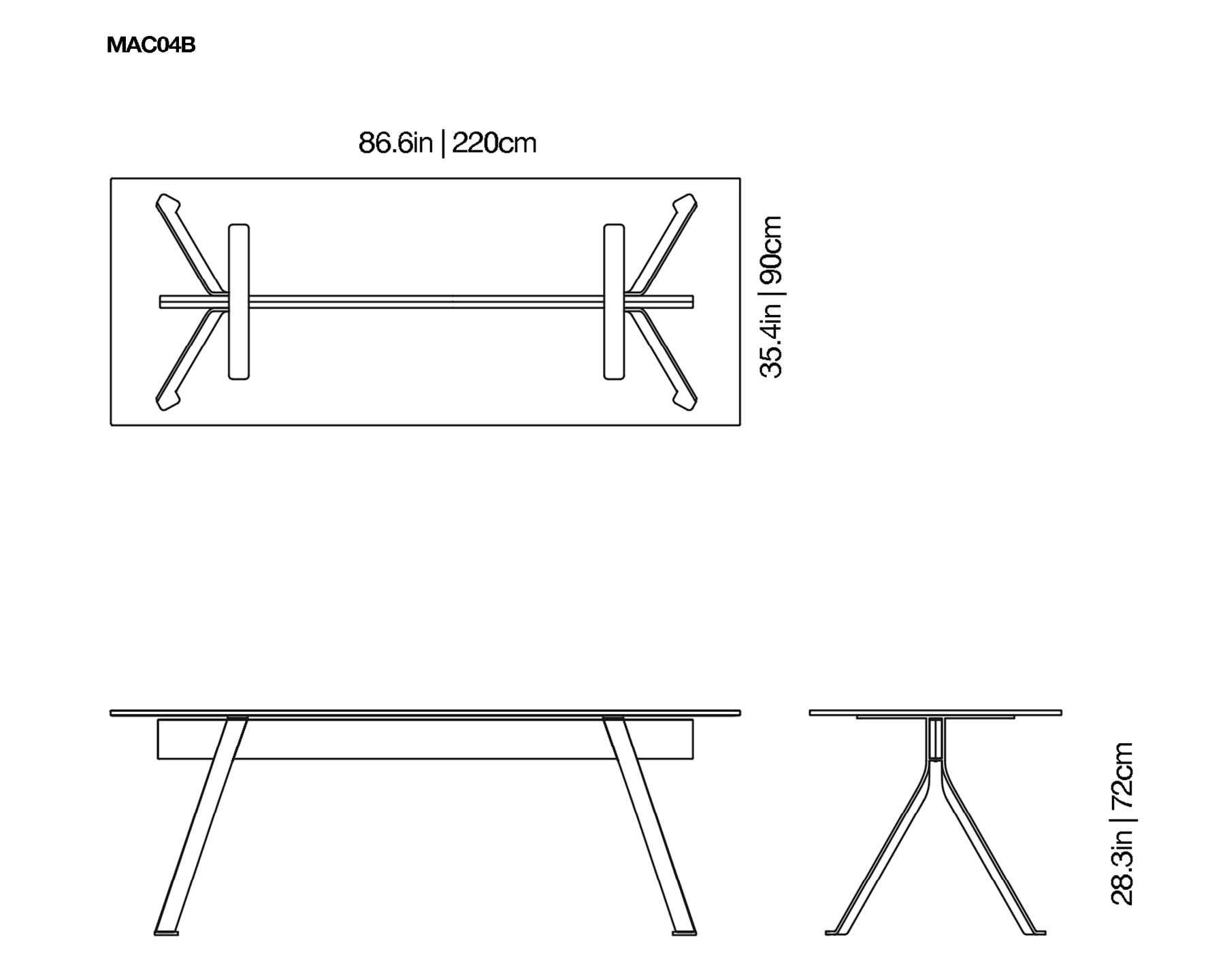 Mari Cristal Writing Desk | Glas Italia | JANGEORGe Interior Design