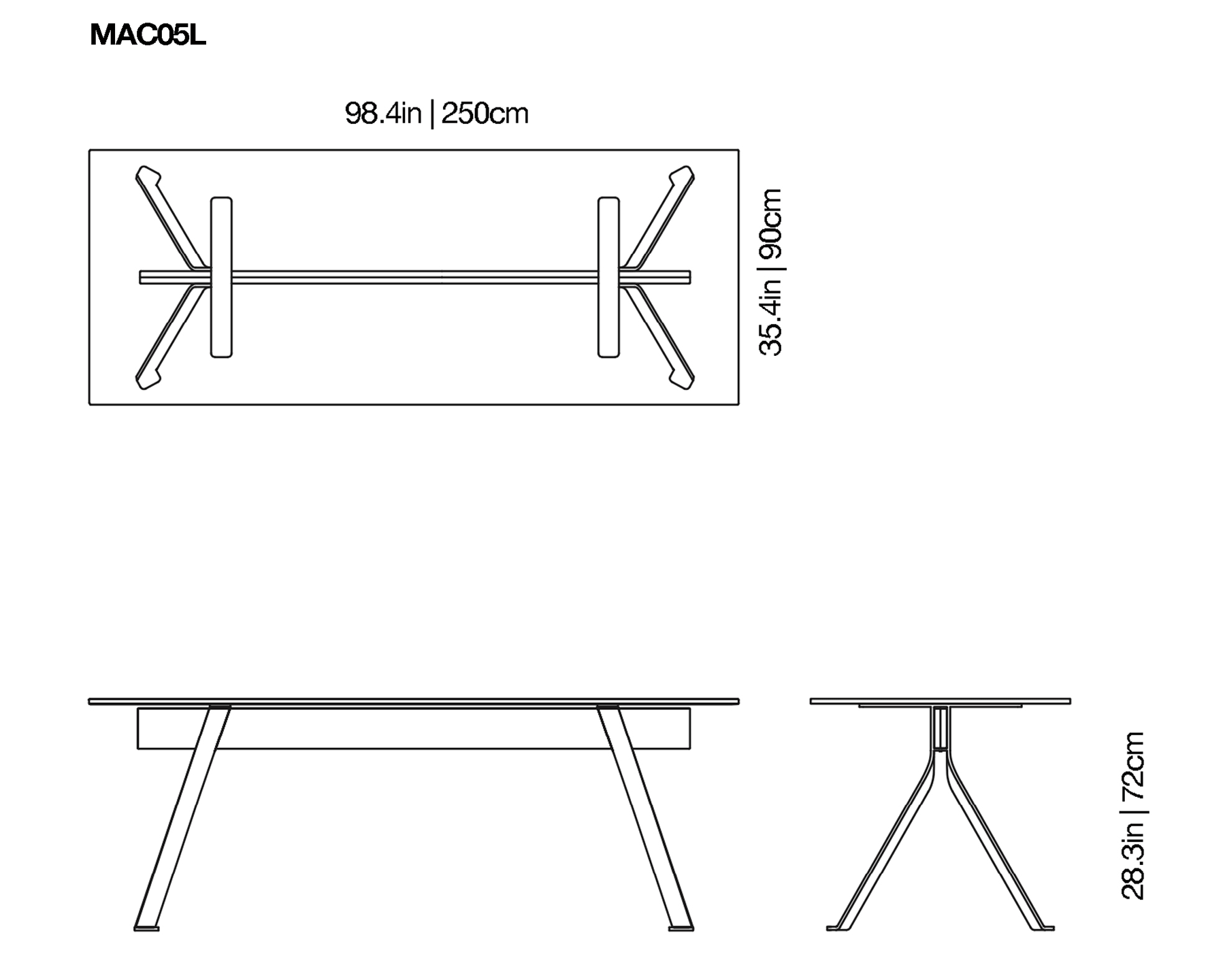 Mari Cristal Writing Desk | Glas Italia | JANGEORGe Interior Design