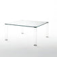 Pipeline High Glass Table | Glas Italia | JANGEORGe Interior Design