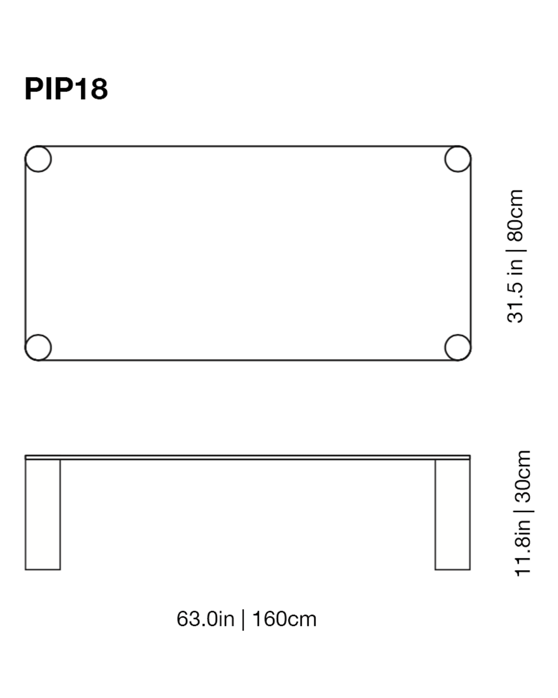 Pipeline Low Glass Table | Glas Italia | JANGEORGe Interior Design