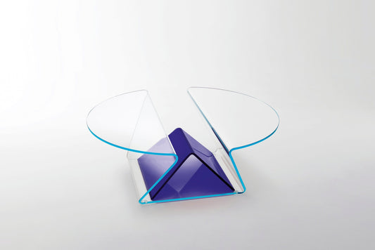 Plissé Low Glass Table | Glas Italia | JANGEORGe Interior Design