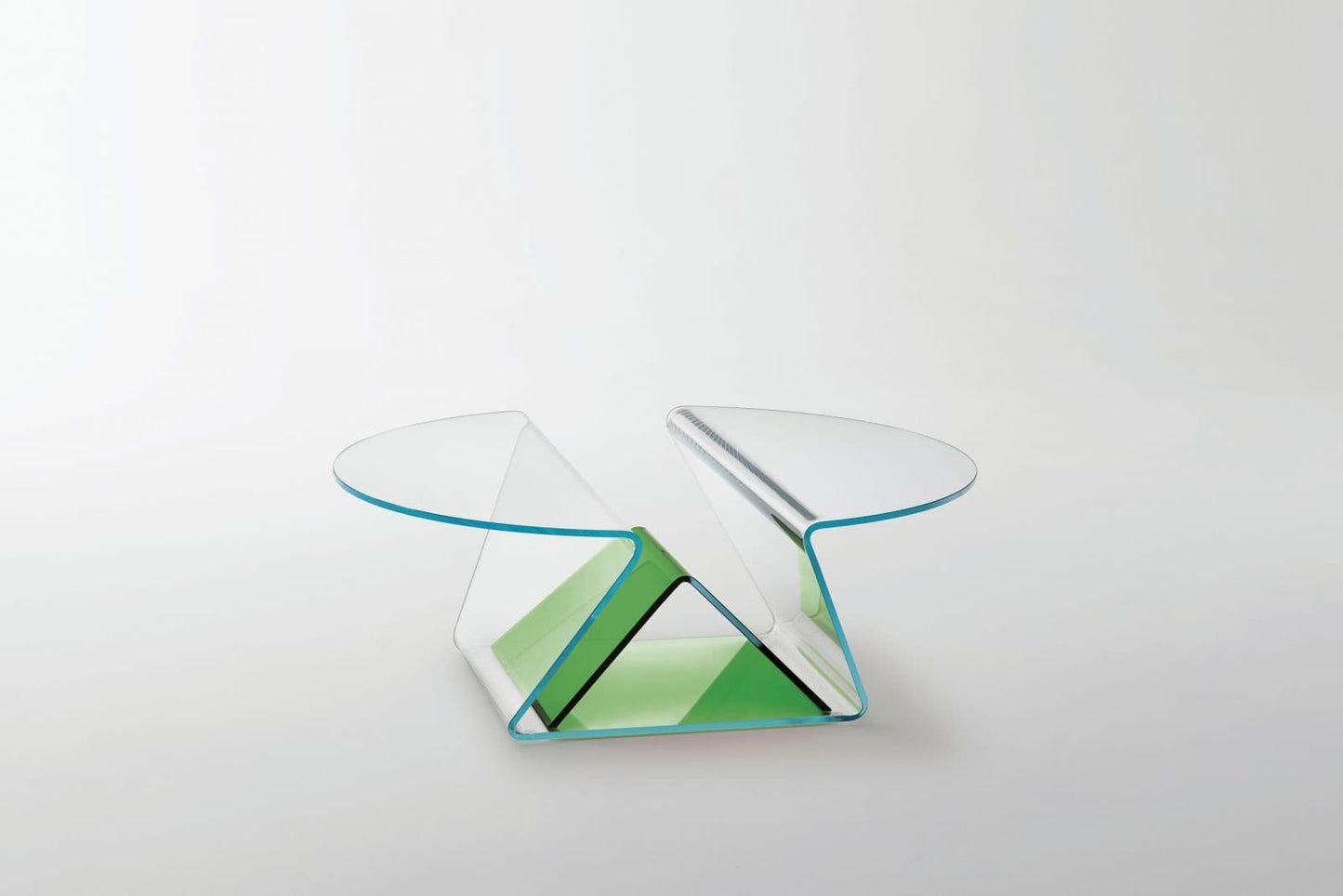 Plissé Low Glass Table | Glas Italia | JANGEORGe Interior Design