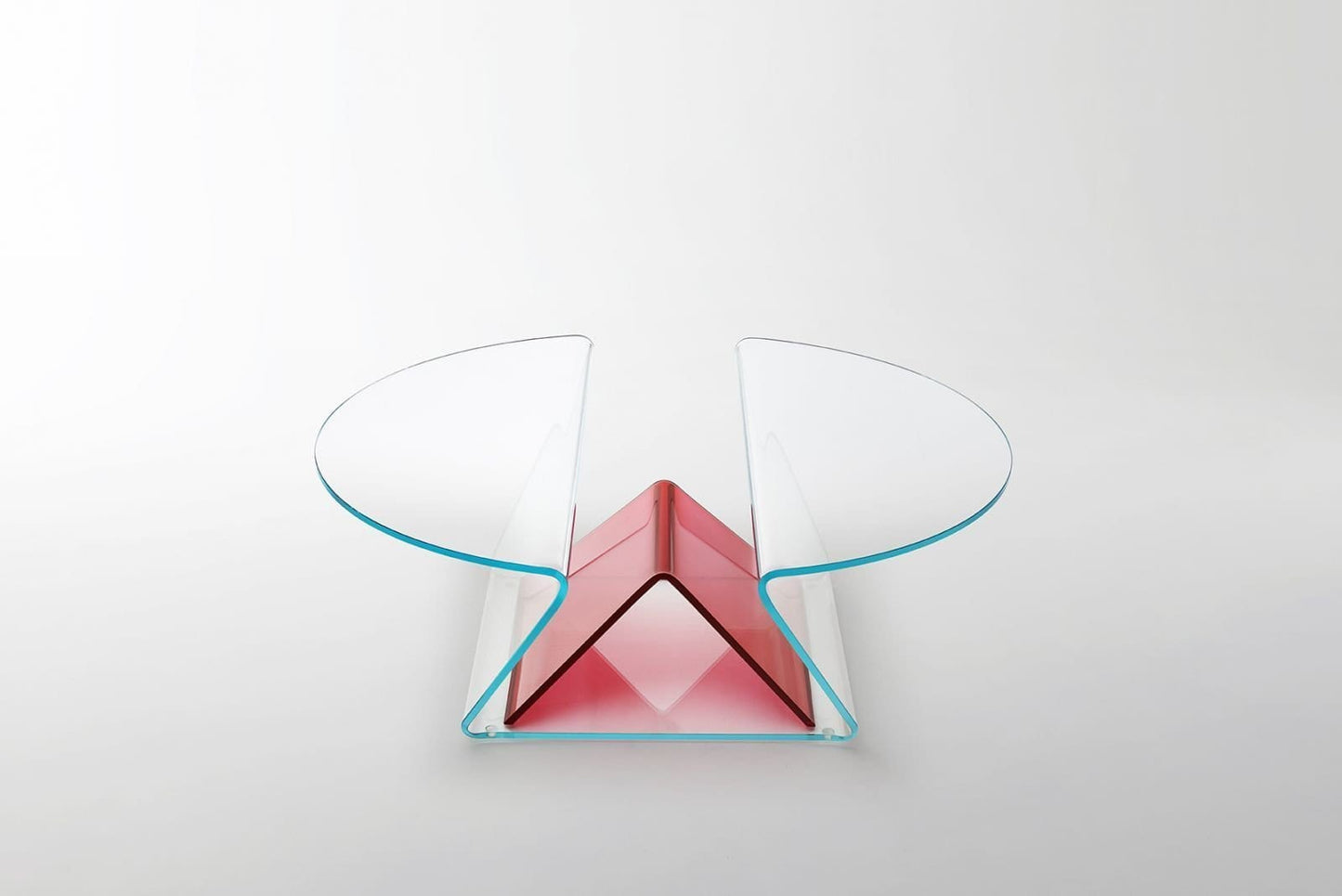 Plissé Low Glass Table | Glas Italia | JANGEORGe Interior Design