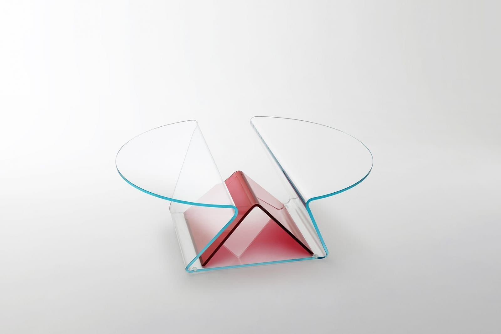 Plissé Low Glass Table | Glas Italia | JANGEORGe Interior Design