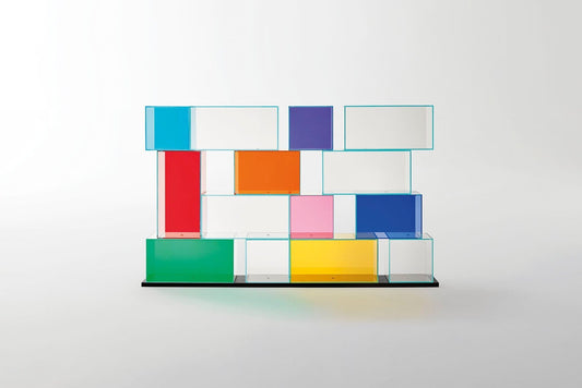 Quantum Glass Bookcase | Glas Italia | JANGEORGe Interior Design