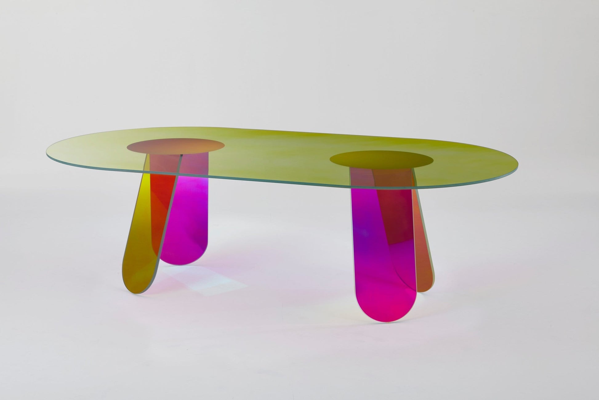 Shimmer Glass Table | Glas Italia | JANGEORGe Interior Design