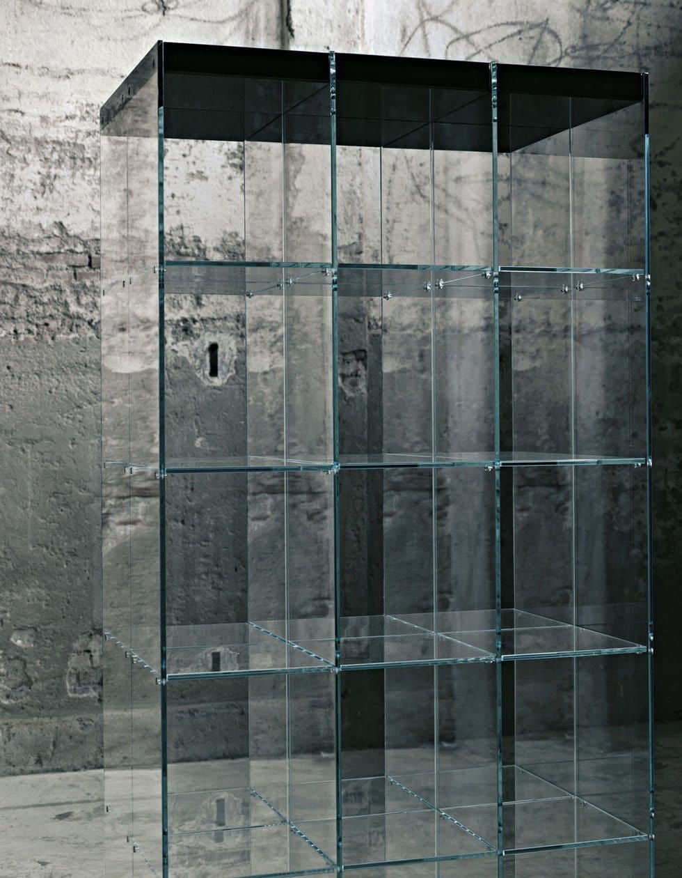 Space Glass Bookcase | Glas Italia | JANGEORGe Interior Design