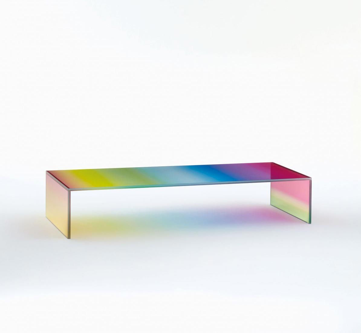 The Dark Side of the Moon Low Glass Table | Glas Italia | JANGEORGe Interior Design