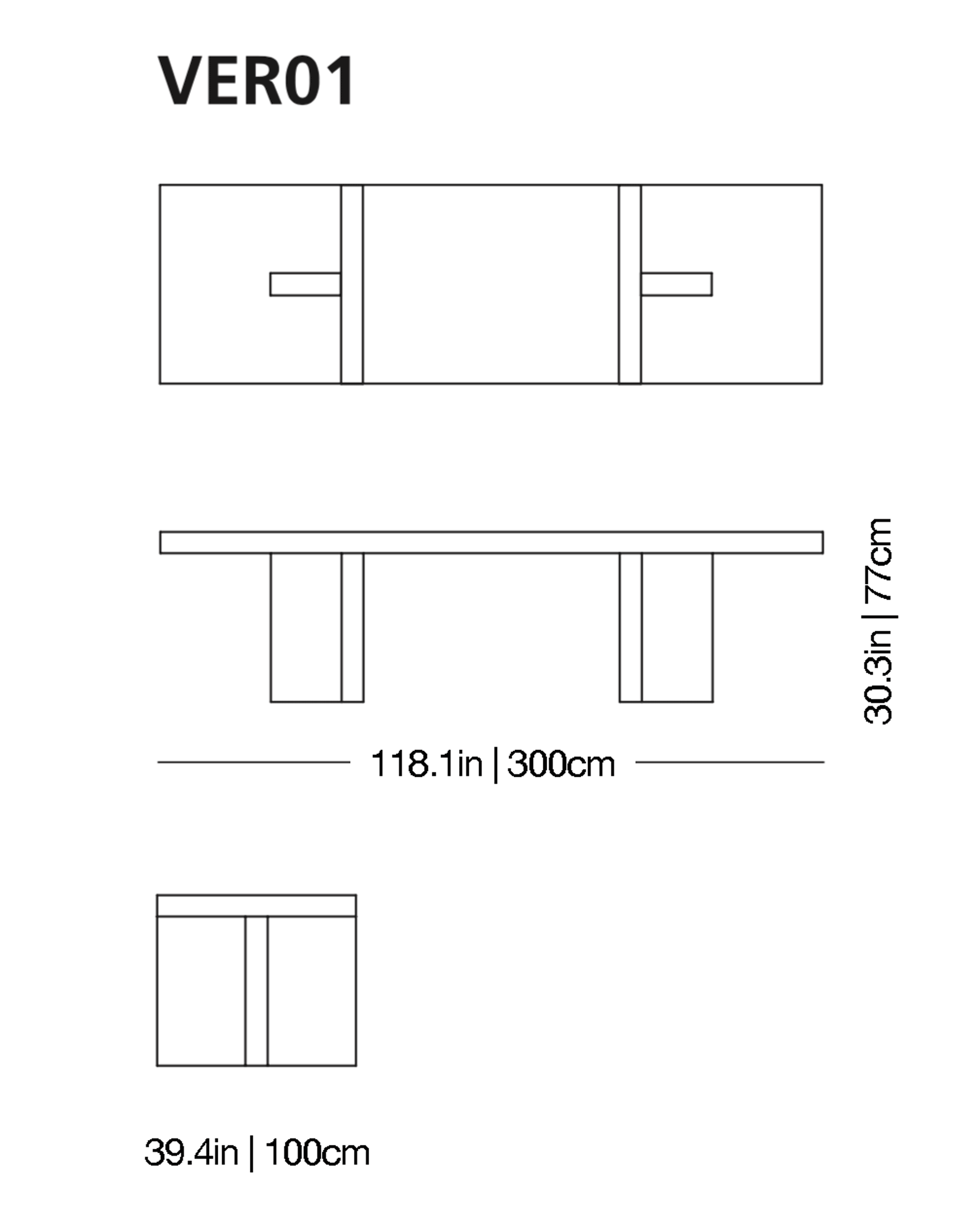 Verglas Console Table | Glas Italia | JANGEORGe Interior Design