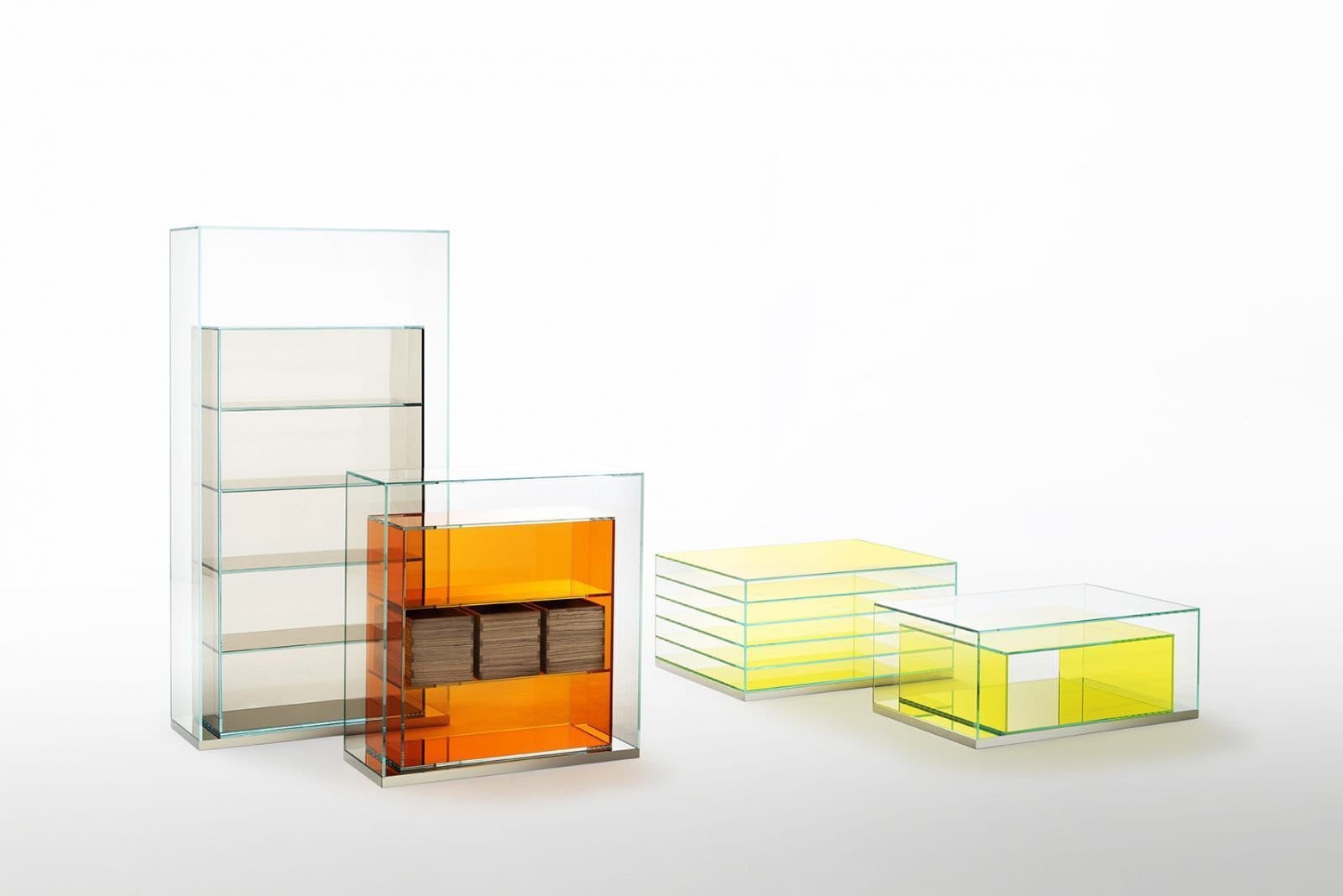 Boxinbox Low Glass Table | Glas Italia | JANGEORGe Interior Design