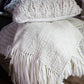 Flame - Chunky Knit Blanket | Homelosophy | JANGEORGe Interior Design