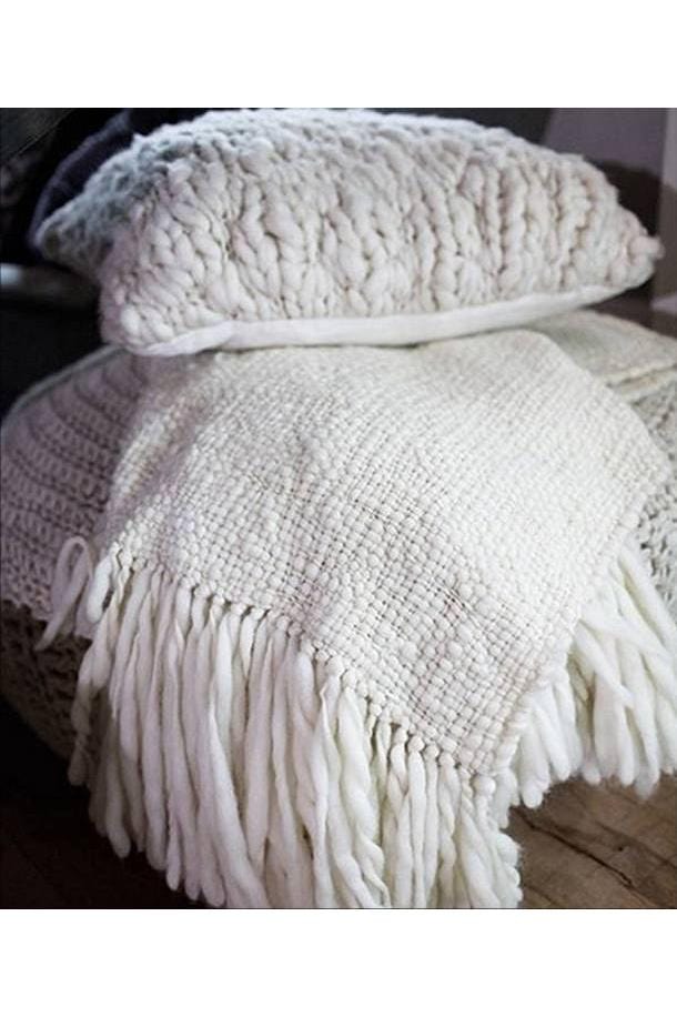 Flame - Chunky Knit Blanket | Homelosophy | JANGEORGe Interior Design