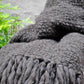 Flame - Chunky Knit Blanket | Homelosophy | JANGEORGe Interior Design