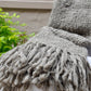 Flame - Chunky Knit Blanket | Homelosophy | JANGEORGe Interior Design