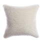 Shearling Ivory Square Pillow | Homelosophy | JANGEORGe Interior Design