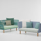 Bitta - 2-Seater sofa wood legs | Kettal | JANGEORGe Interior Design