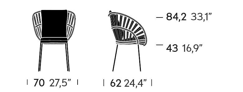 Cala - Stackable Dining Chair | Kettal | JANGEORGe Interior Design