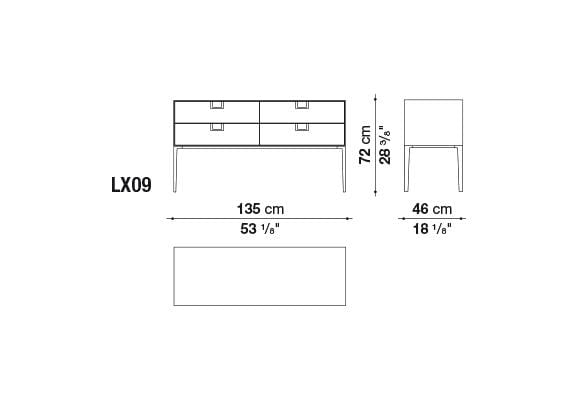 Alcor Consoles Storage Unit | Maxalto | JANGEORGe Interior Design