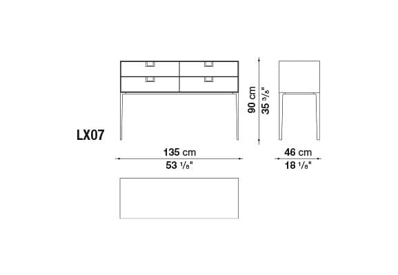 Alcor Consoles Storage Unit | Maxalto | JANGEORGe Interior Design